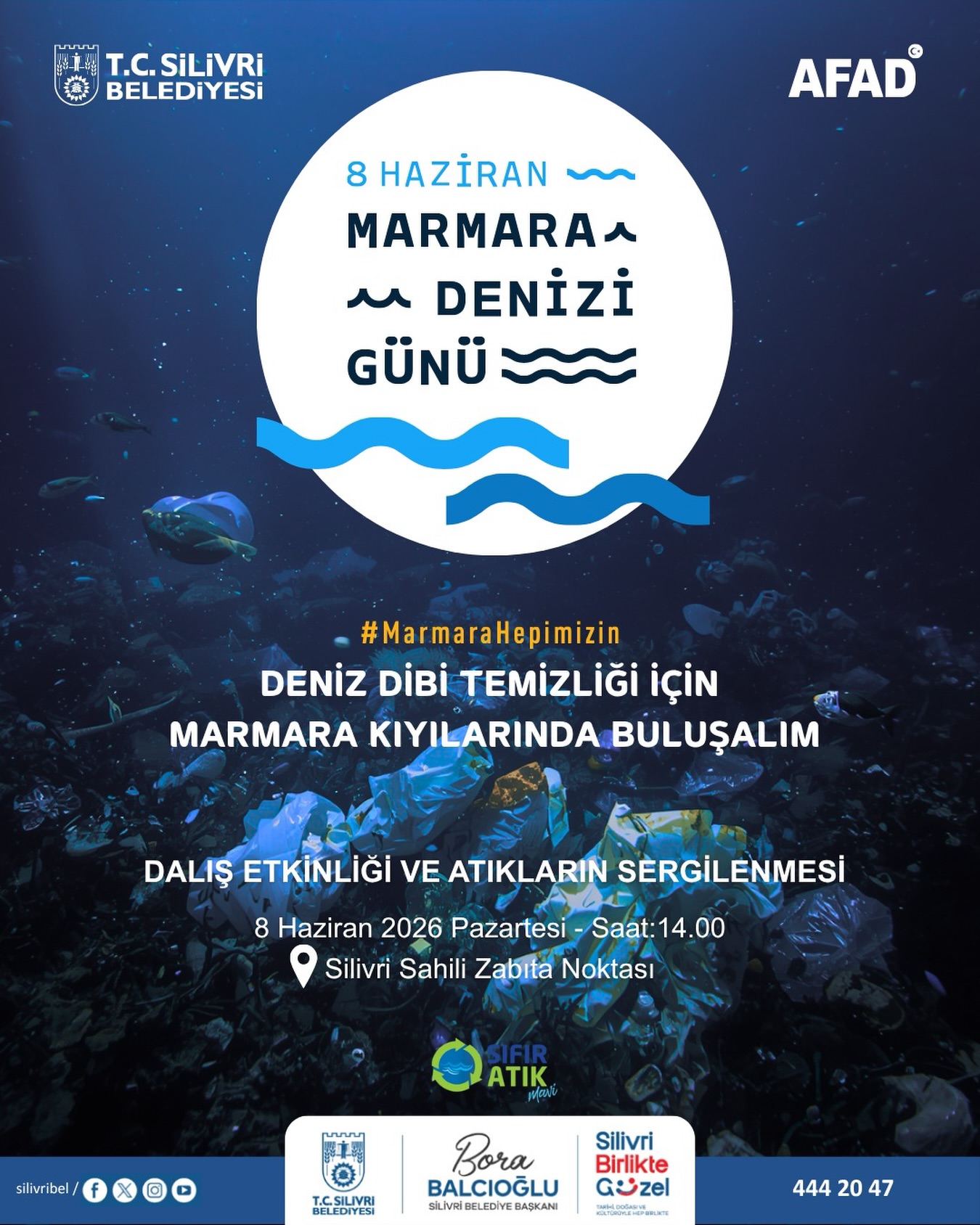 Silivri Sahili'nde Marmara Denizi Günü Kapsamında Dalış Etkinliği ve Atık Sergisi Düzenlenecek