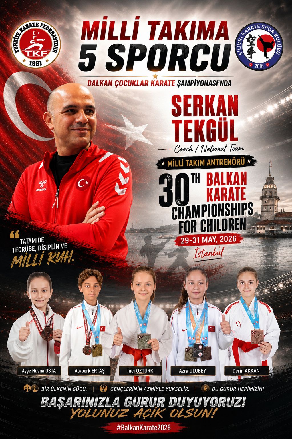 Silivri Karate Spor Kulübü’nden Milli Gurur