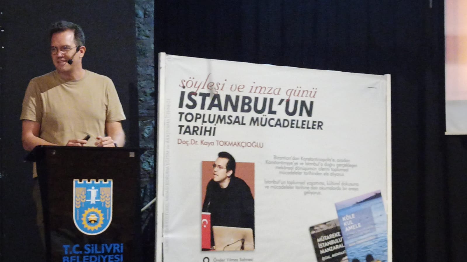 Doç. Dr. Kaya Tokmakçıoğlu, Silivri'de İstanbul'un Toplumsal Tarihini Anlattı