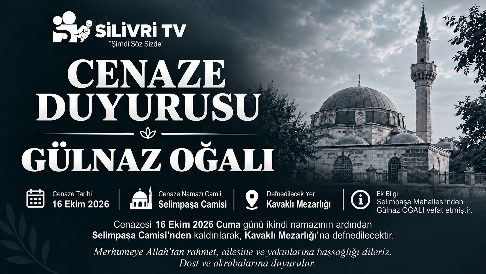 Gülnaz Oğalı Vefat Etti
