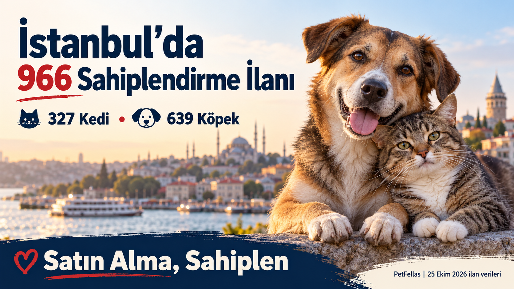 İstanbul’da 966 Kedi Ve Köpek Sahiplendirme İlanı Tek Adreste