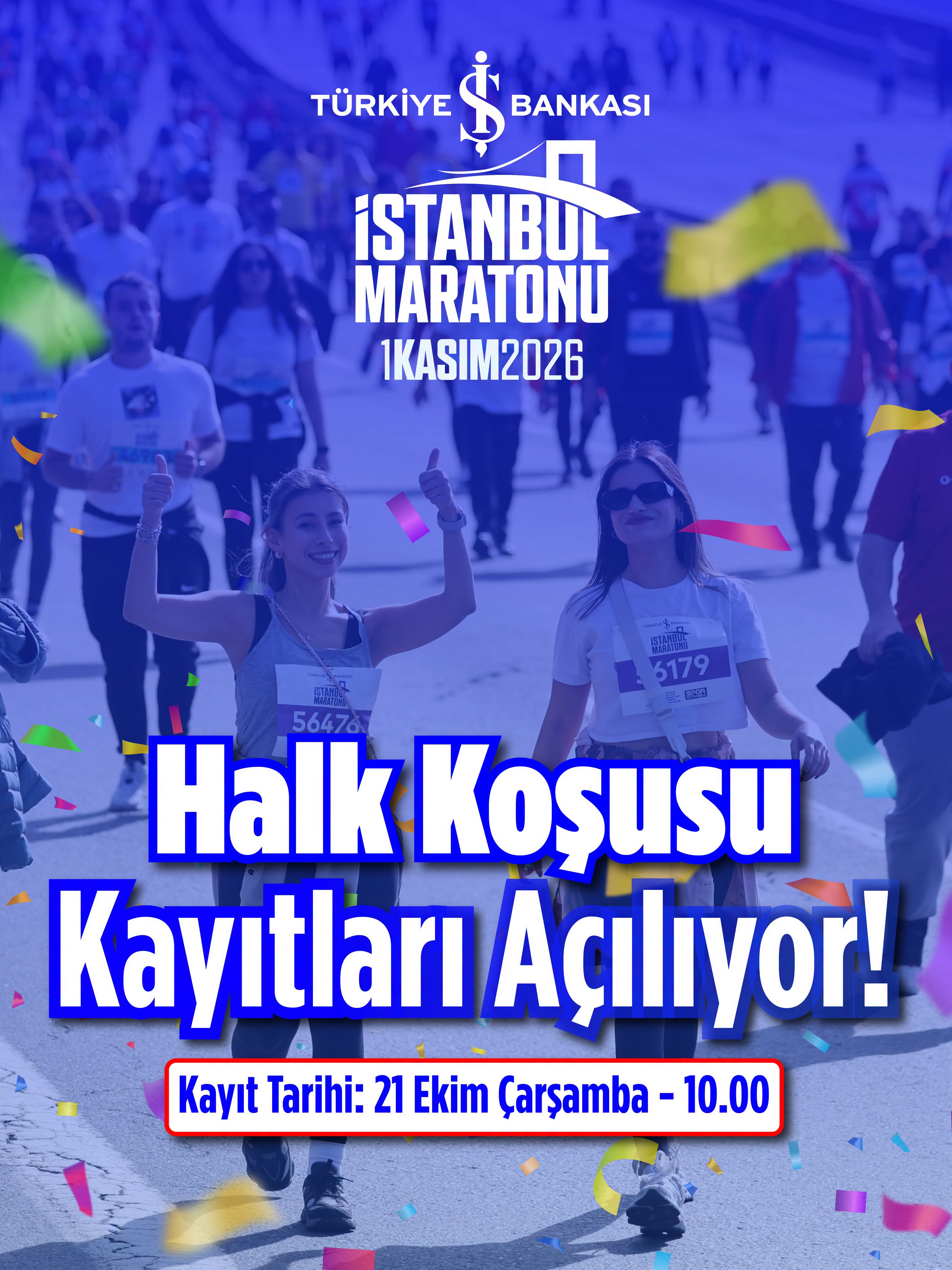 İstanbul Maratonu Halk Koşusu Kayıtları 21 Ekim’de Açılıyor