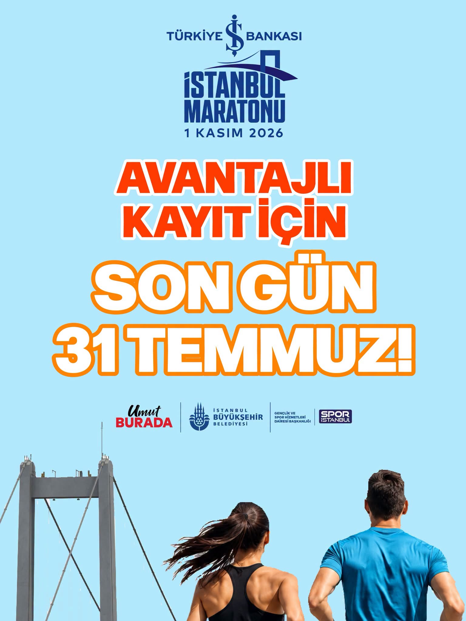 İstanbul Maratonu İçin Avantajlı Kayıtta Son 2 Hafta