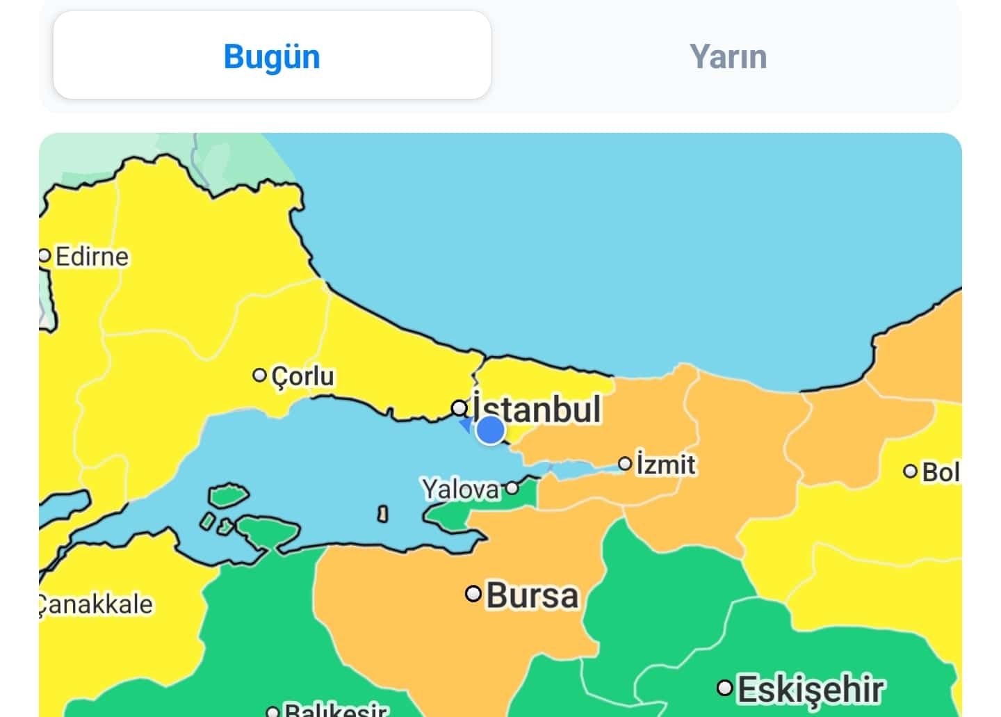 İstanbul Valiliği’nden Yeni Kuvvetli Yağış Uyarısı