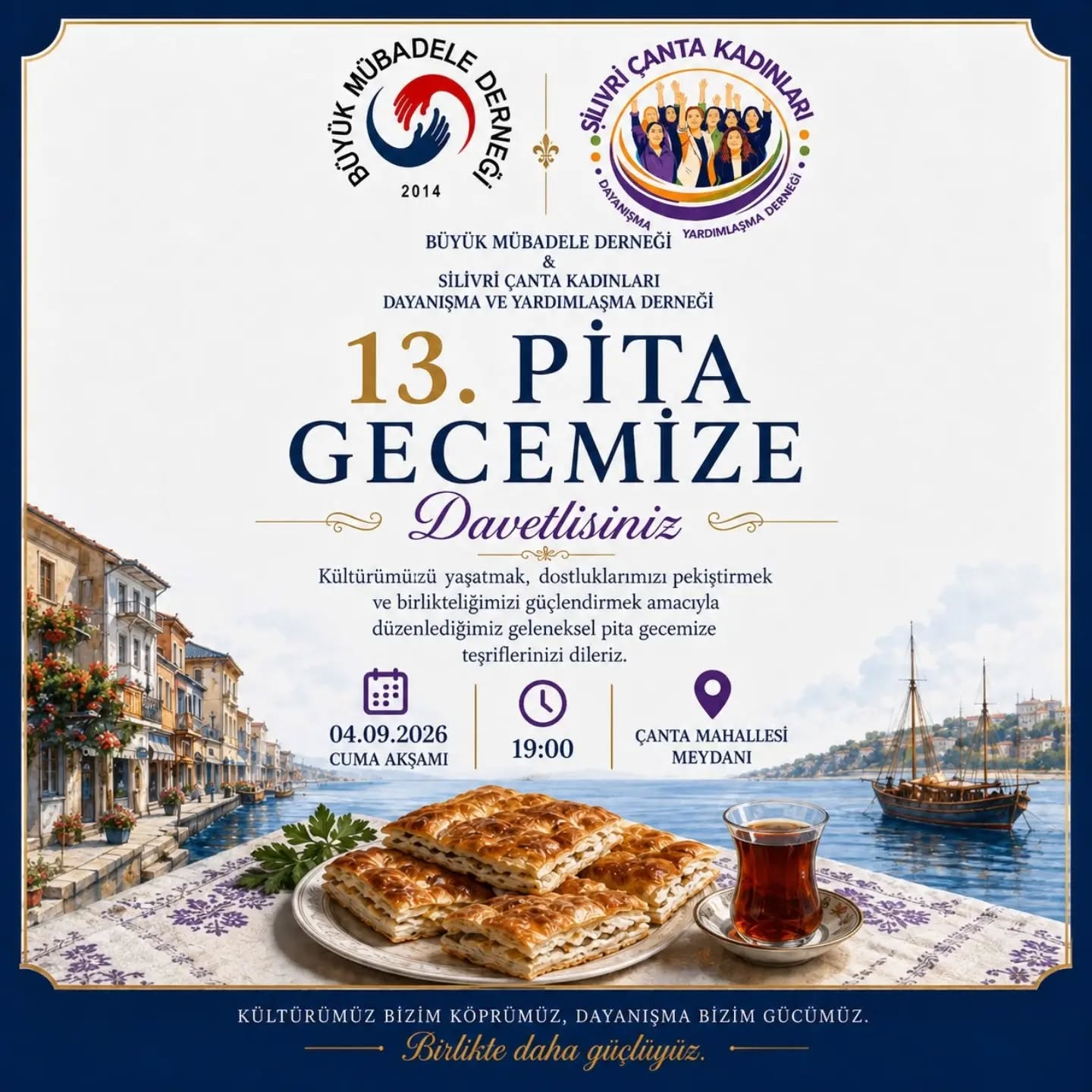 Mübadil Kültürünün Vazgeçilmezi Pita Gecesi 13. Kez Düzenleniyor