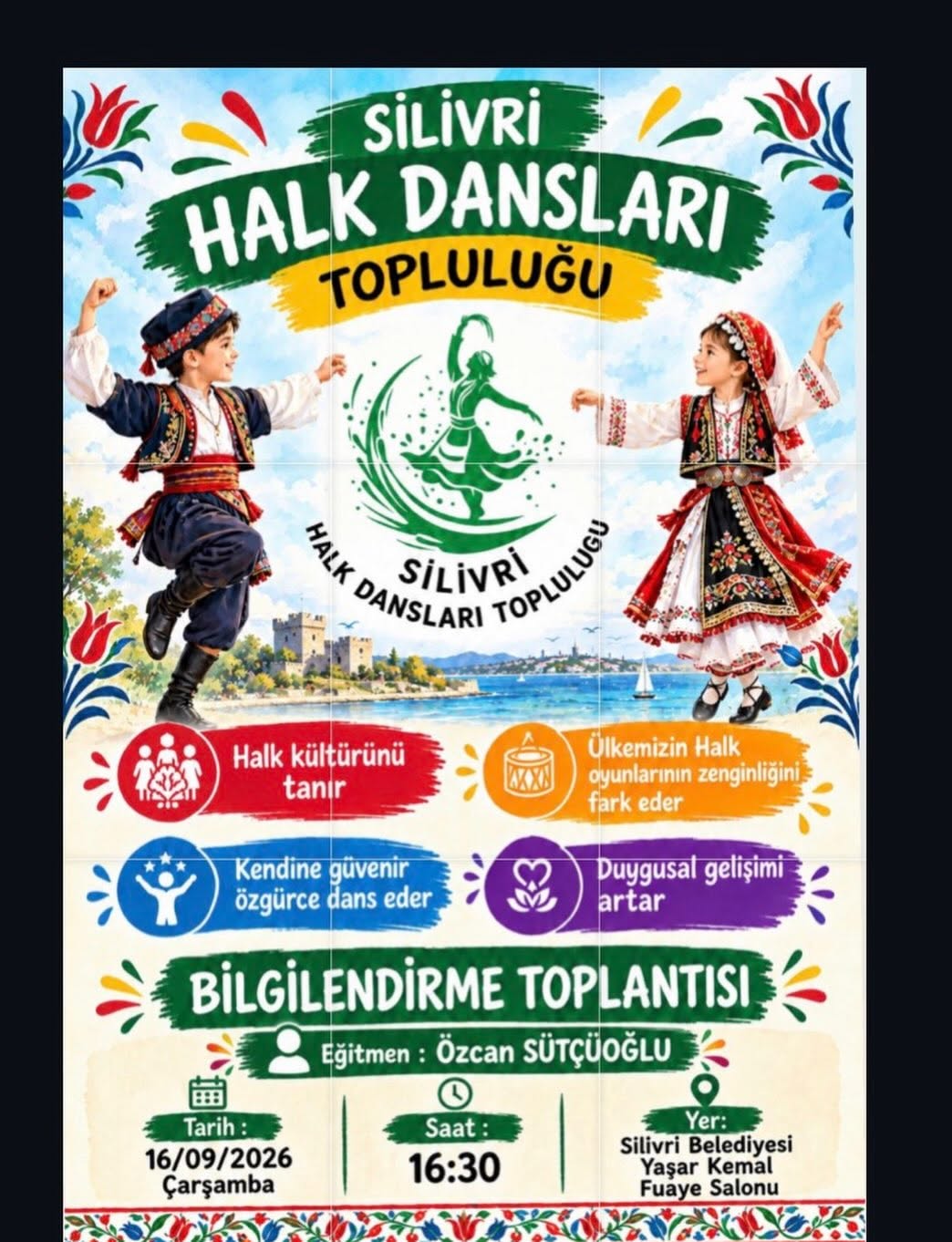 Özcan Sütçüoğlu’ndan Çocuk Ve Gençlere Halk Dansları Daveti
