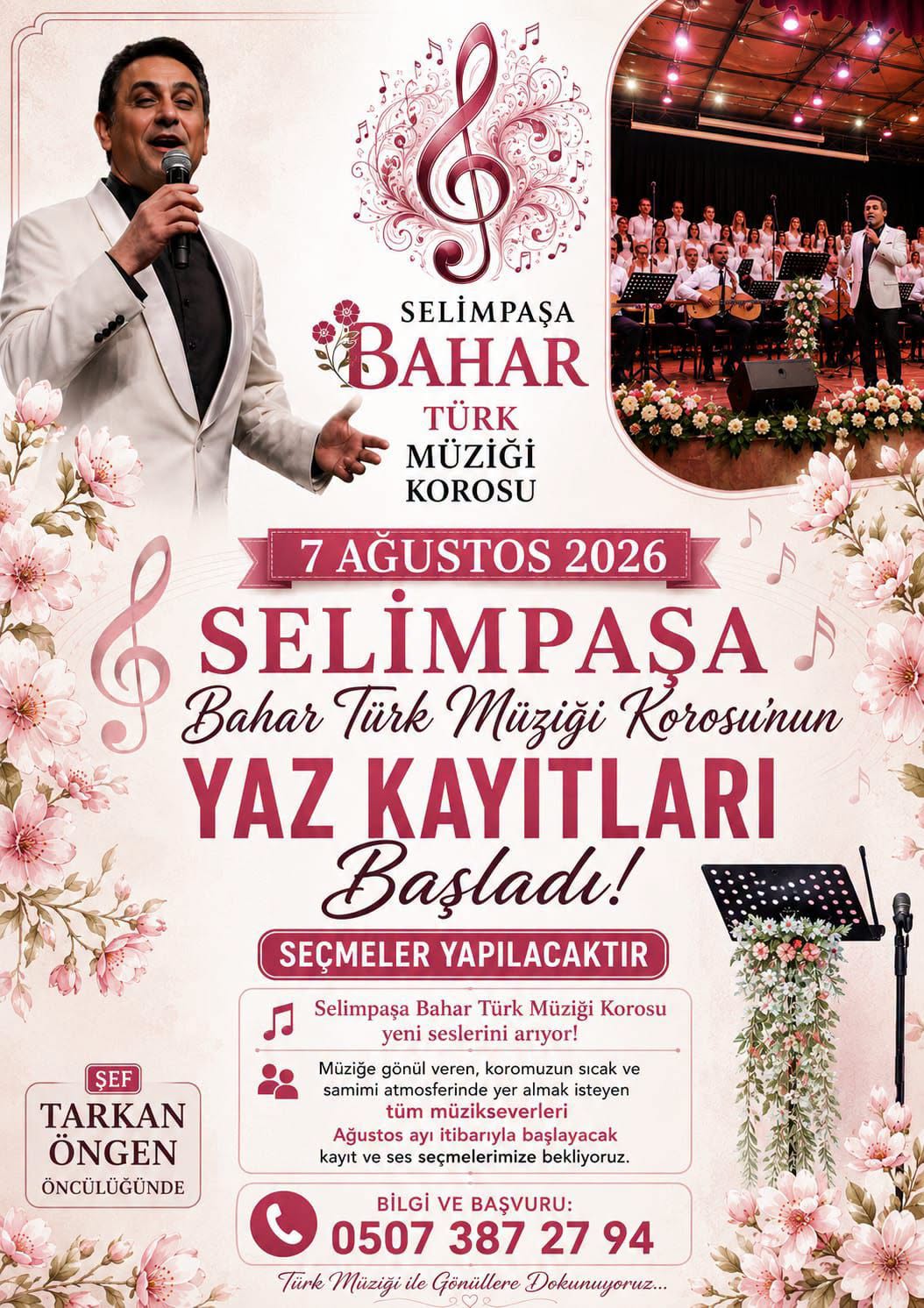 Selimpaşa Bahar Türk Müziği Korosu Yeni Seslerini Arıyor