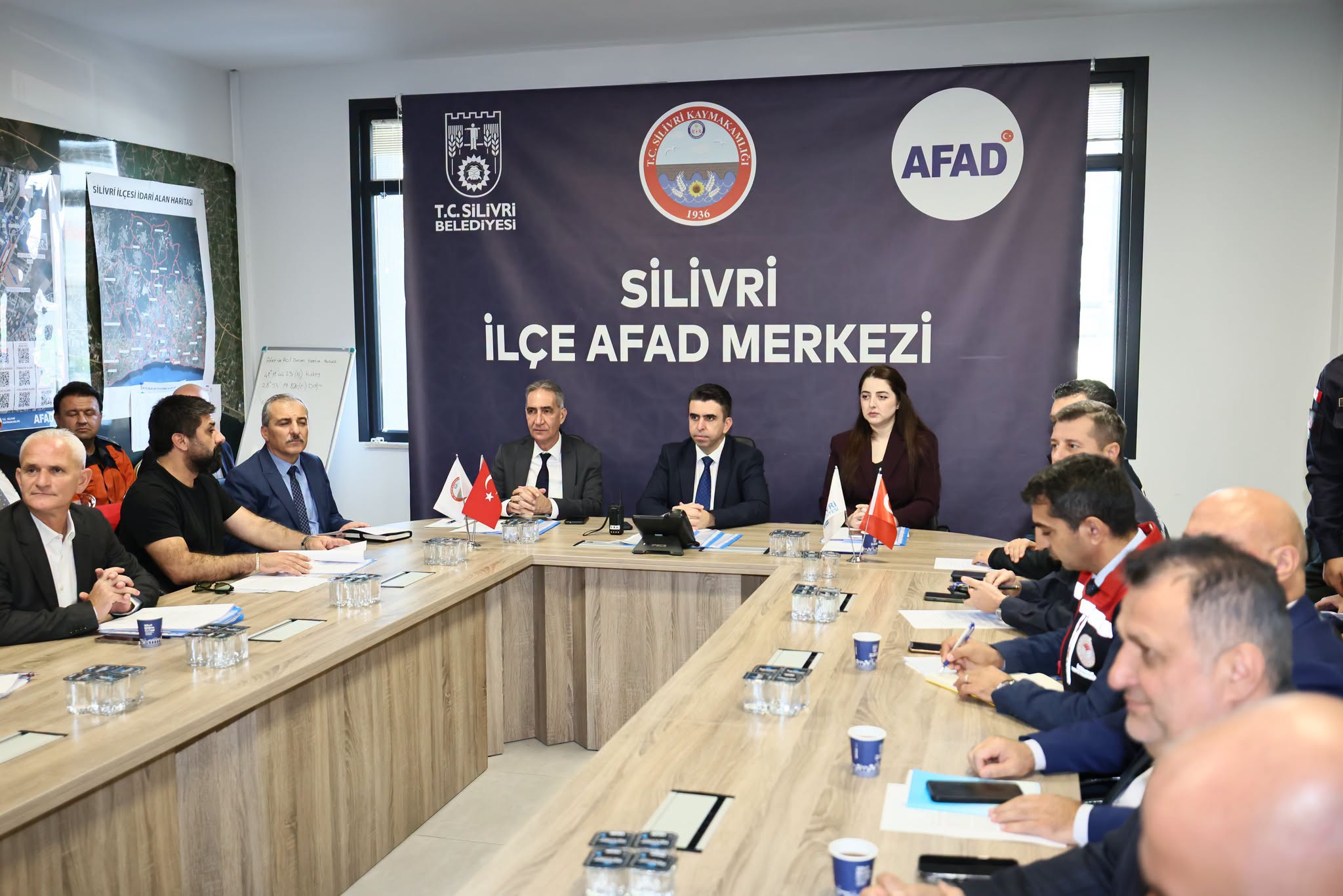 Silivri’de 7,5 Büyüklüğünde Deprem Senaryosuyla Masabaşı Tatbikatı