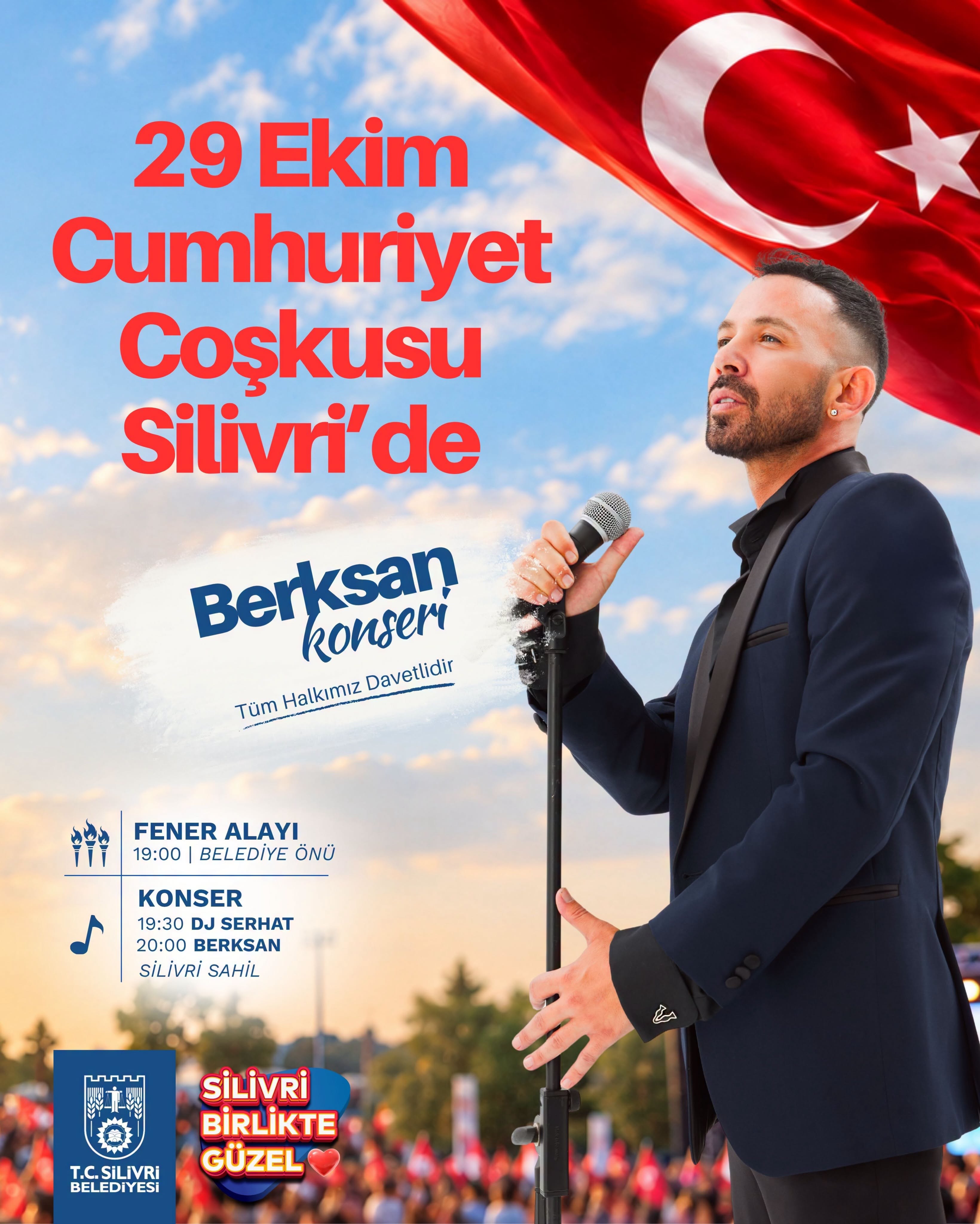 Silivri’de Cumhuriyetin 103. Yılı Berksan Konseriyle Kutlanacak