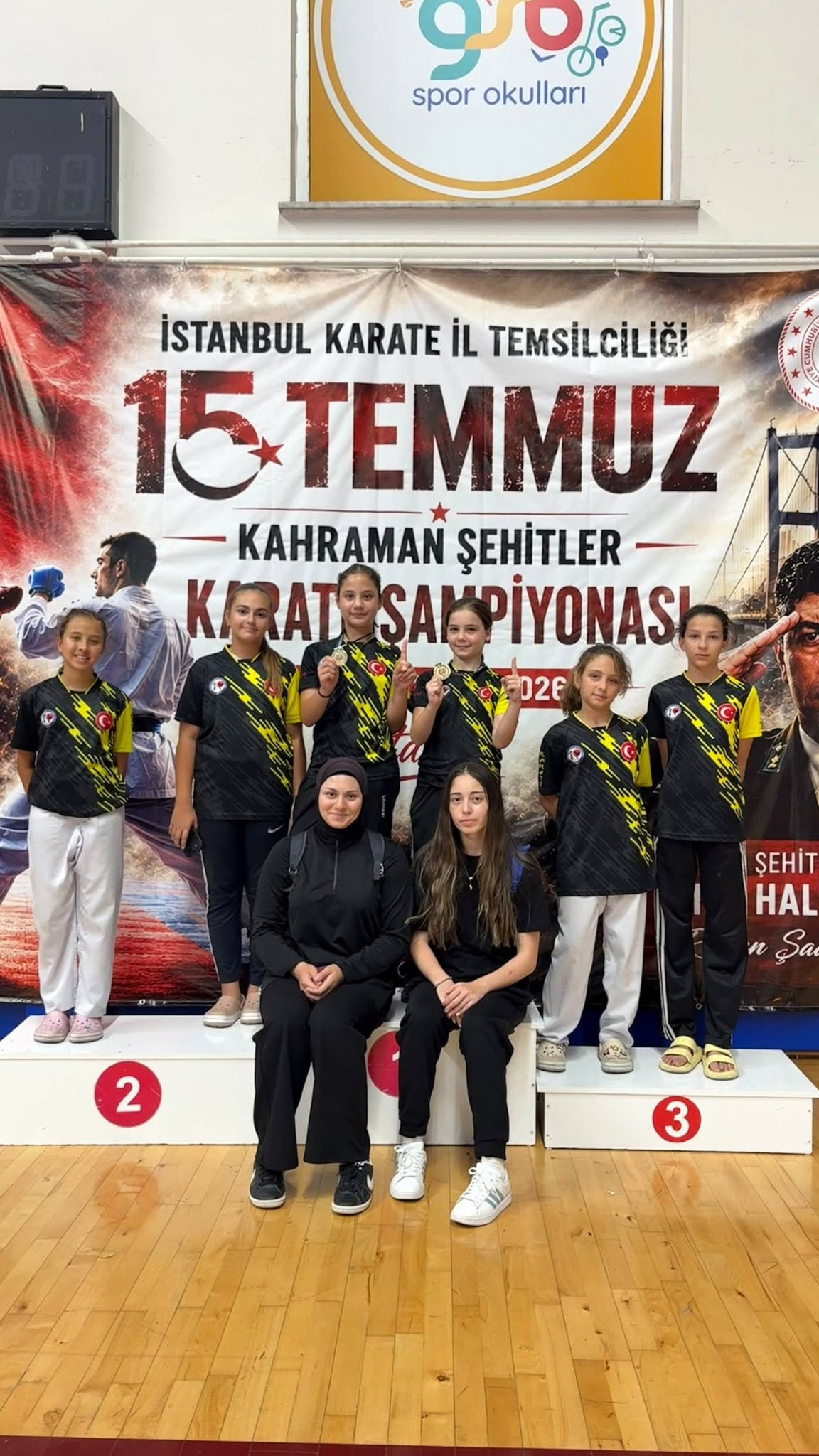 Silivri Karate Kulübü'nden 15 Temmuz Anma Turnuvasında Madalya Yağmuru
