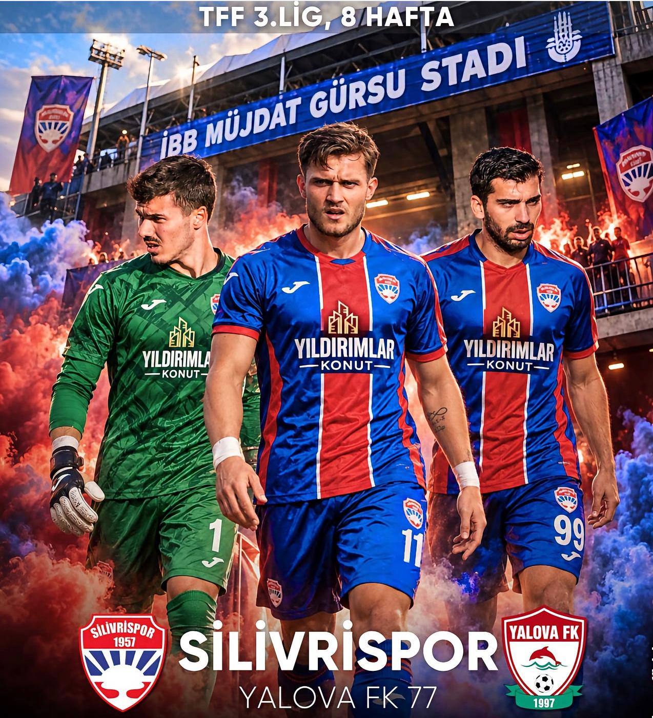 Silivrispor, Yıldırımlar Konut’un Sponsorluğunda Galibiyetle Buluştu