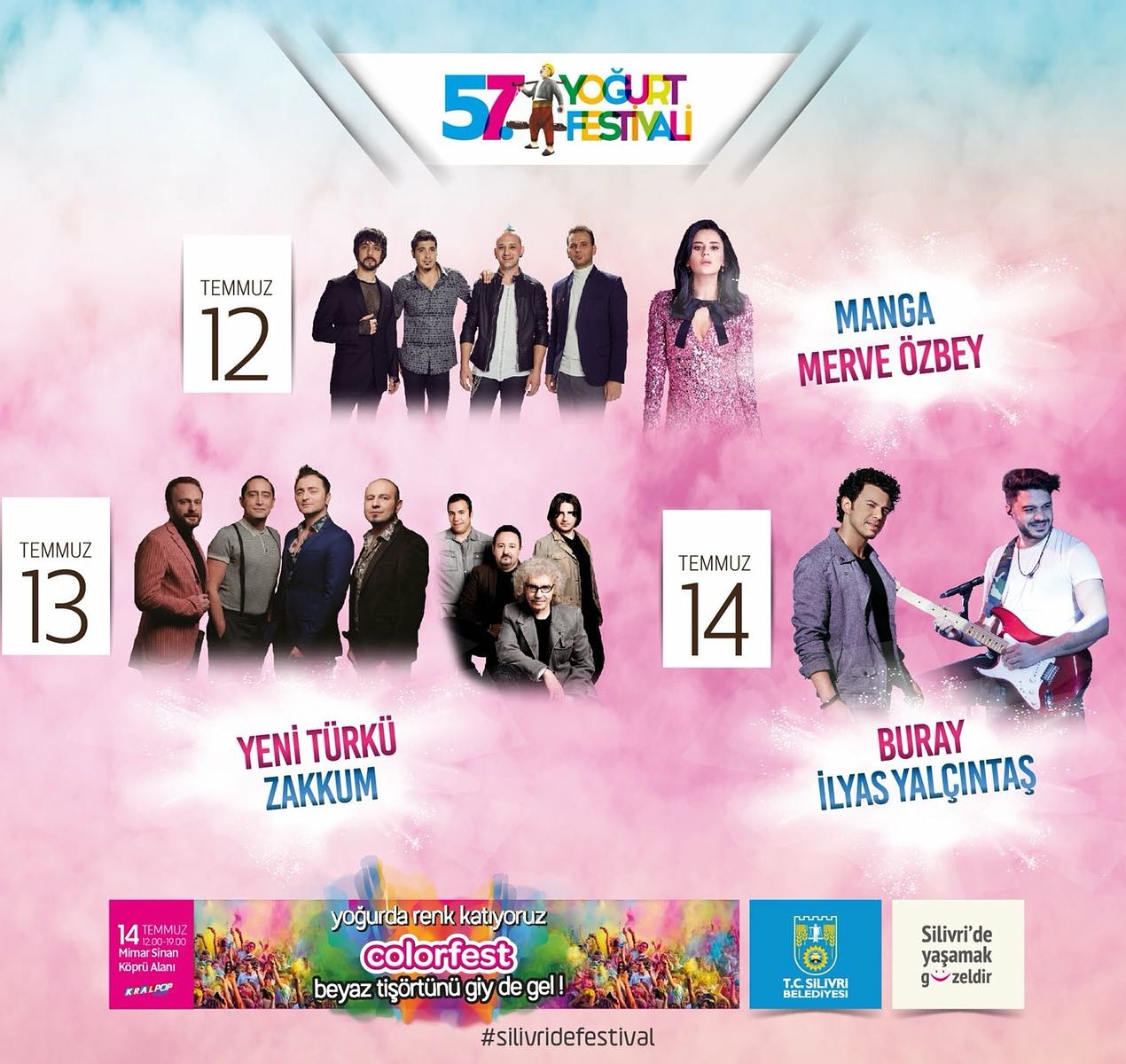 57. Silivri Yoğurt Festivali Programı Açıklandı!…