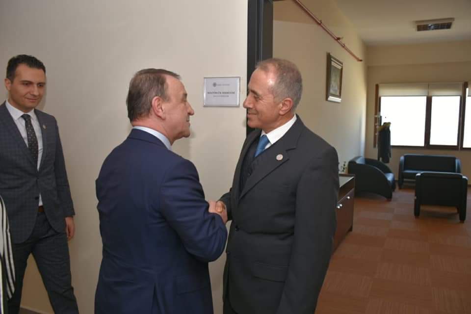 Işıklar Rektör Tamer Dodurka’yı ziyaret etti