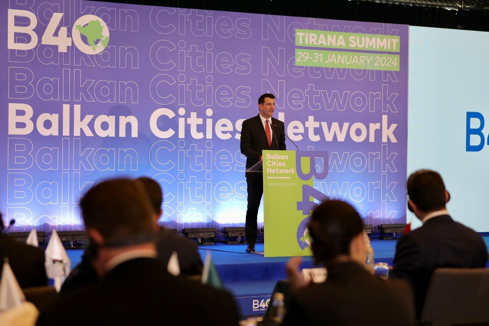 B40 Ağı Dönem Başkanlığı Tiran’a Geçti