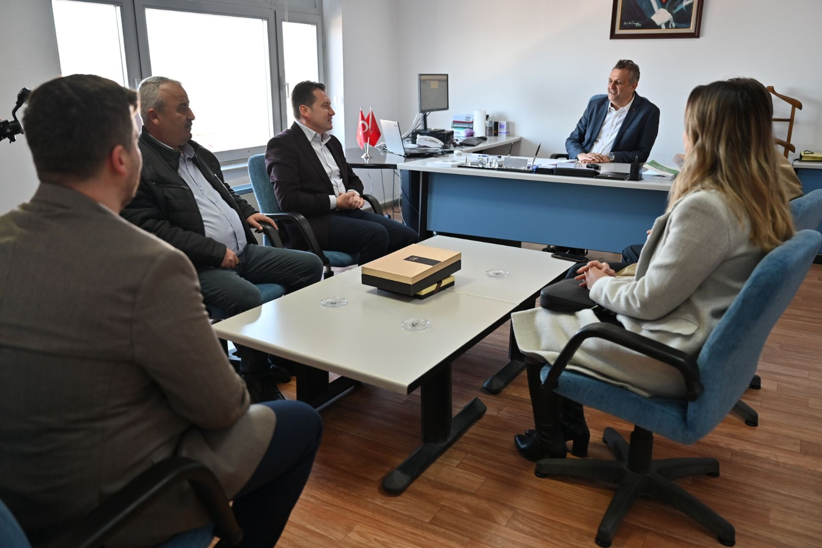 Bora Balcıoğlu Vergi Dairesi ve Mal Müdürlüğü’nü Ziyaret Etti