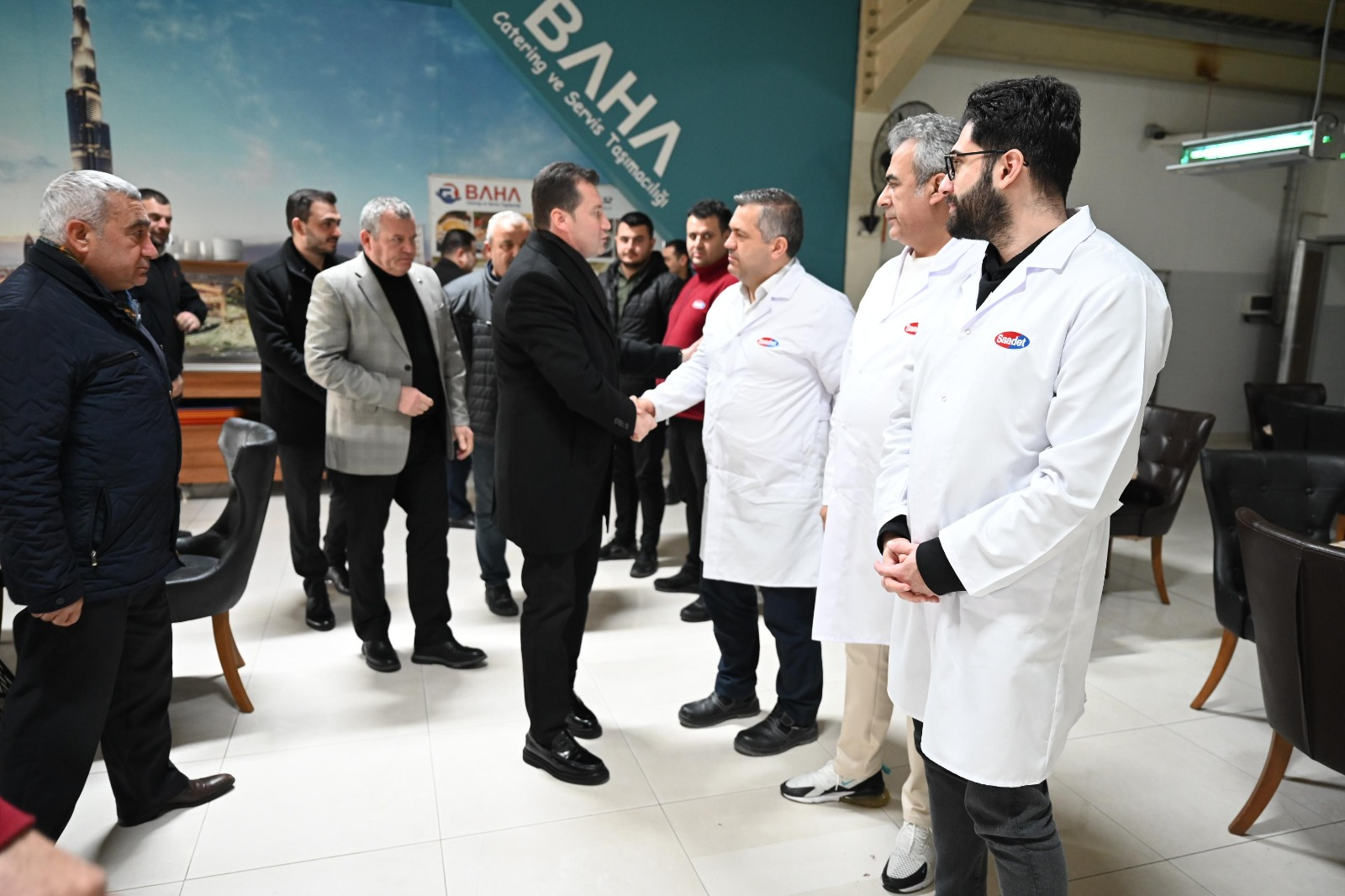 Bora Balcıoğlu, Saadet Gıda Fabrikasını Ziyaret Etti