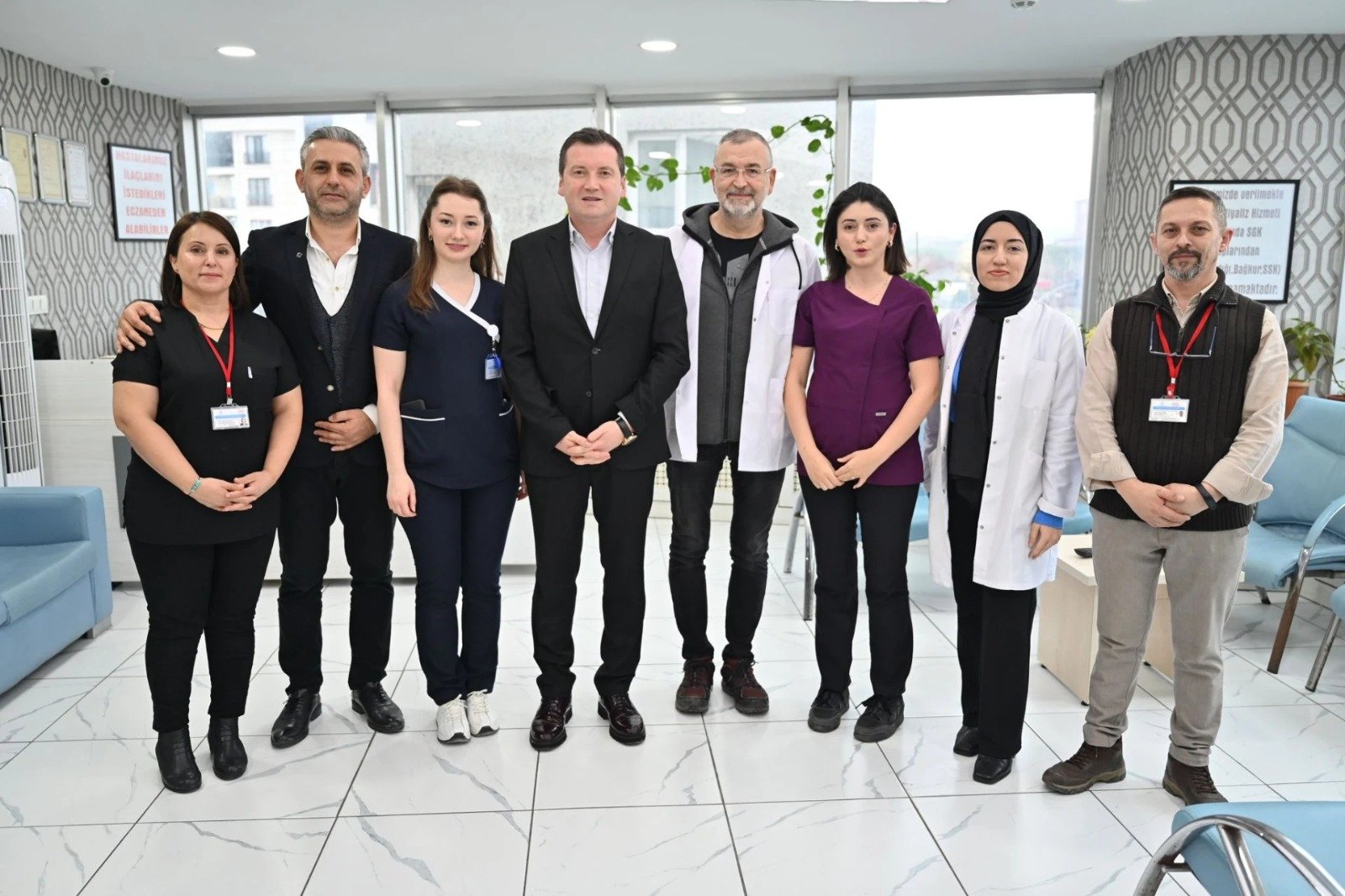 CHP Silivri Belediye Başkan Adayı Bora Balcıoğlu, DiyaCenter Diyaliz Merkezi’ni Ziyaret Etti