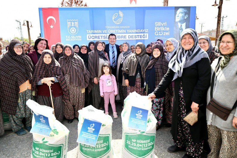 Silivri’de Taban Gübresi Dağıtım Töreni Düzenlendi
